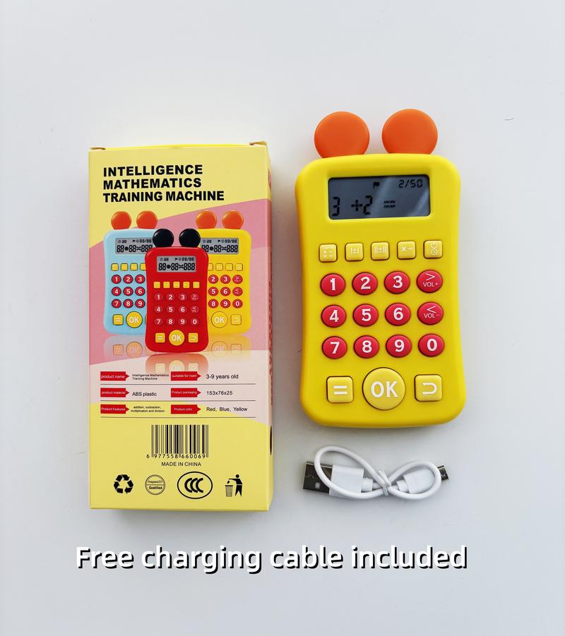 Interactive Math Drawing Toy for Kids Ages 3–8, Erase & Practice Addition Subtraction Multiplication Division, Screen-Free Learning Set with Talking Book