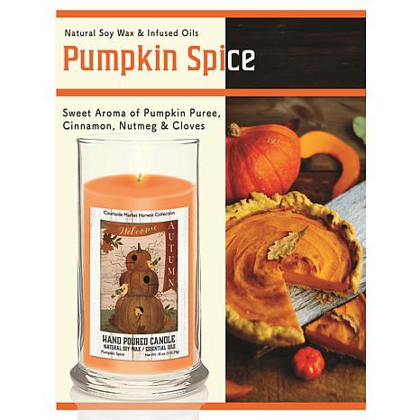 Courtside Market Harvest Welcome Pumpkin Spice Soy Wax Candle