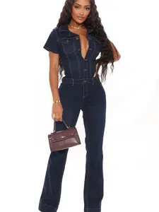 Day Dreaming Denim Jumpsuit - Denim
