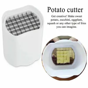 New Kitchen Fries One Step French Fry Cutter Potato Vegetable Fruit Slicer Tools