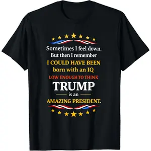 100% Cotton Trump Is A Amazing President T-Shirt