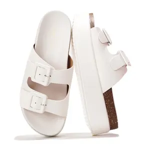 Project Cloud Women's | Wedge Platform Sandals | Eco-Leather Upper | Memory Foam | Non-Slip - Softy