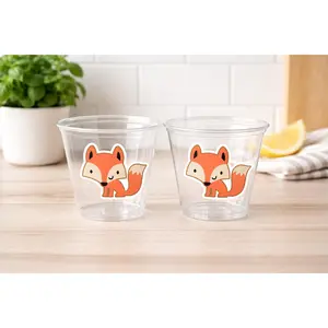FOX PARTY CUPS - Fox Treat Cups Fox Favors Fox Decorations Woodland Birthday Woodland Baby Shower Woodland Birthday Party Fox Baby Shower