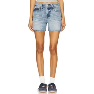 PISTOLA Kennedy Relaxed Mid Rise Cut Off Short Shorts in Central Vintage