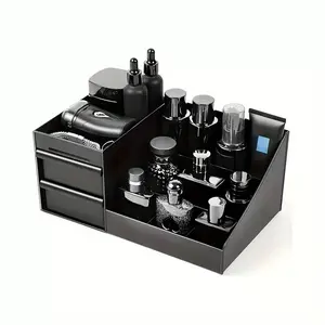 Cosmetic Perfume Storage Box for Men, Multi-Layer Organizer for Deodorant, Shaving Cream, Perfume, Skincare, Easy Access Design, Cosmetics Organizer shoe Storage cabinet