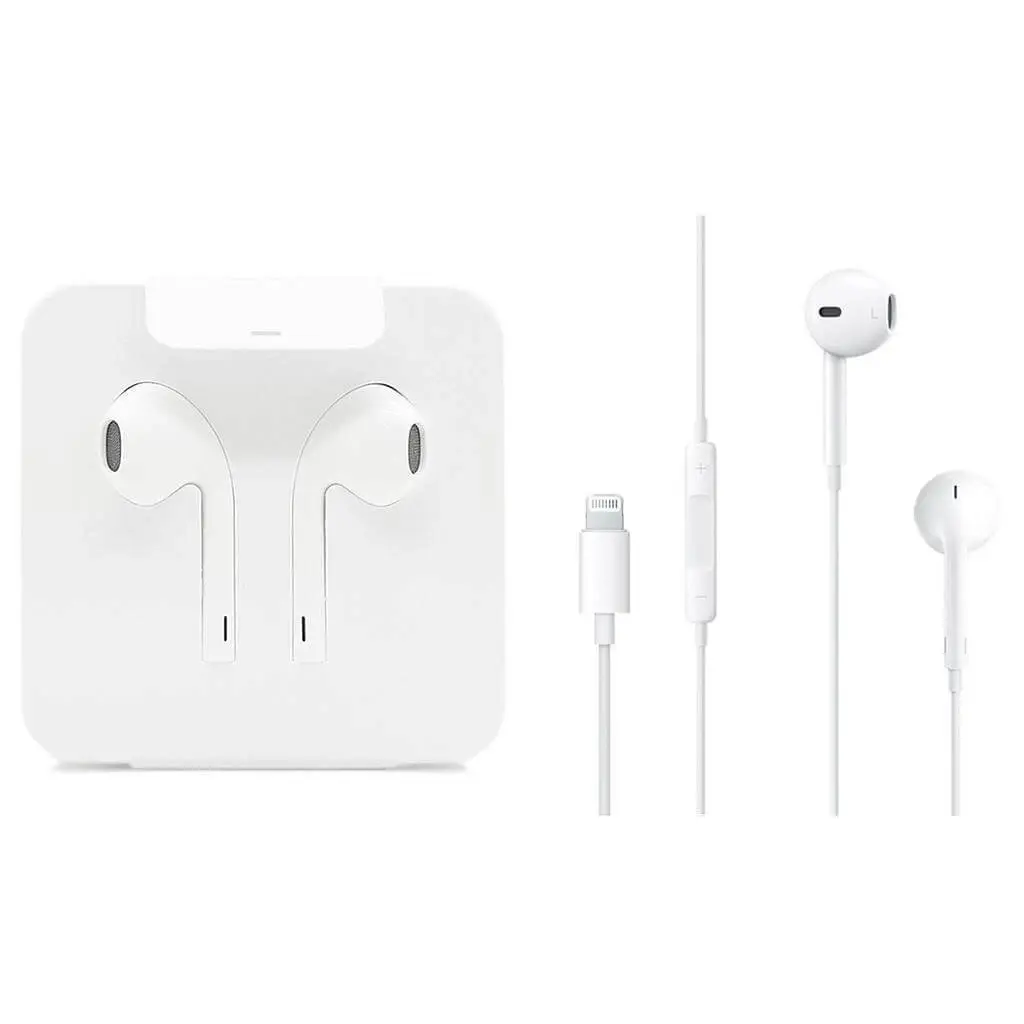 OEM Lightning Earpods with 3.5mm Adapter, Wired In-Ear Headphones Compatible with iPhone 7, 8, 8+, X, 11, 12, 13, 14