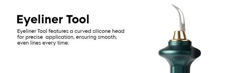 Product Introduction of 【Best Gift】Eyeliner Applicator Kit, Silicone Eyeliner Tool with Eyeliner Cream, Reusable Eye Liner For Shaky Hands Beginer Makeup Handle Cosmetic 4