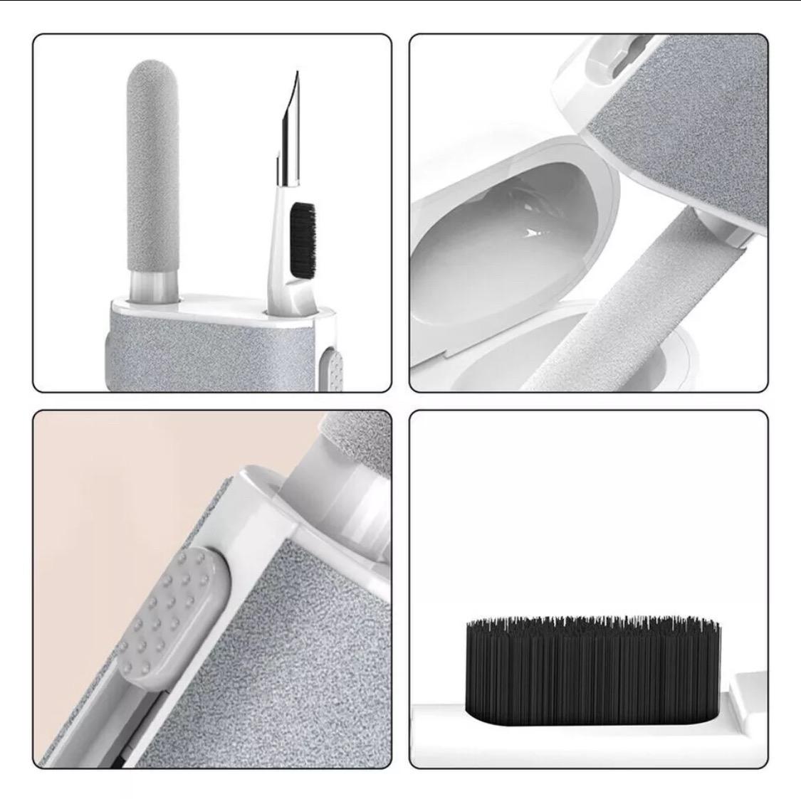 Cleaner Kit for Airpods Pro 1 2 3,5 in 1 Multi-Function Earbuds Cleaning Tool, Electronic Cleaner Kit for iPhone Charging Port,Phone Speaker,Earpods,Headphone,Earphone,Laptpo,Scree,iPod Case