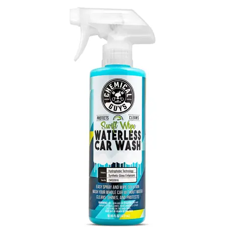CHEMICAL GUYS Swift Wipe Waterless Car Wash Spray-On Cleaner - Car Cleaning Formula That Cleans, Protects, Shines, Is Safe on All Surfaces, Glass & Wheel Safe, with Advanced Gloss Enhancers & Sealant for Scratch-Free Paint Finish