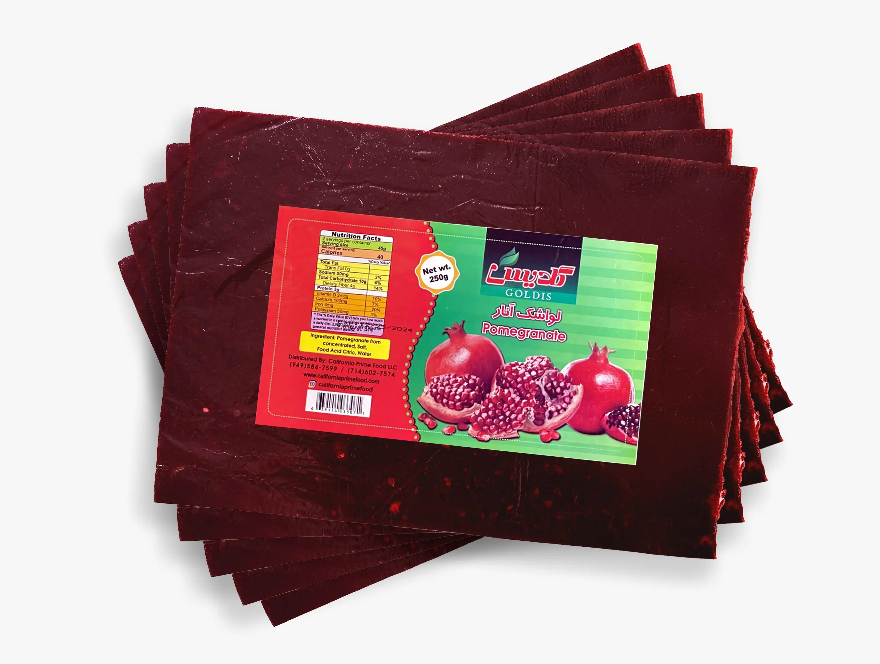 5 Gigantic Lavashak Sheets- Variety Pack Healthy Fruit Roll Ups Snack Vegan Sweet Dessert