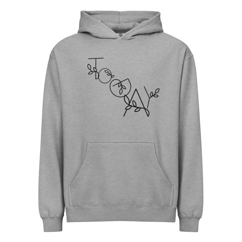 “Today”box hoodie