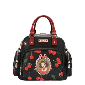 CHERRY LIPS CONVERTIBLE HANDBAG / BACKPACK
