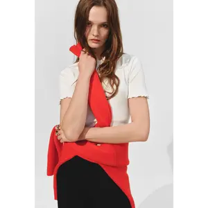 H&M Overlocked jersey top