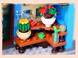 Venice Main Street Building Set for Adults, 2155 PCS City Riverside House Building Block Kit with Light Flower Shop Pizzeria, Home Decor Architecture Brick Model Women Men Teen Girl 12+