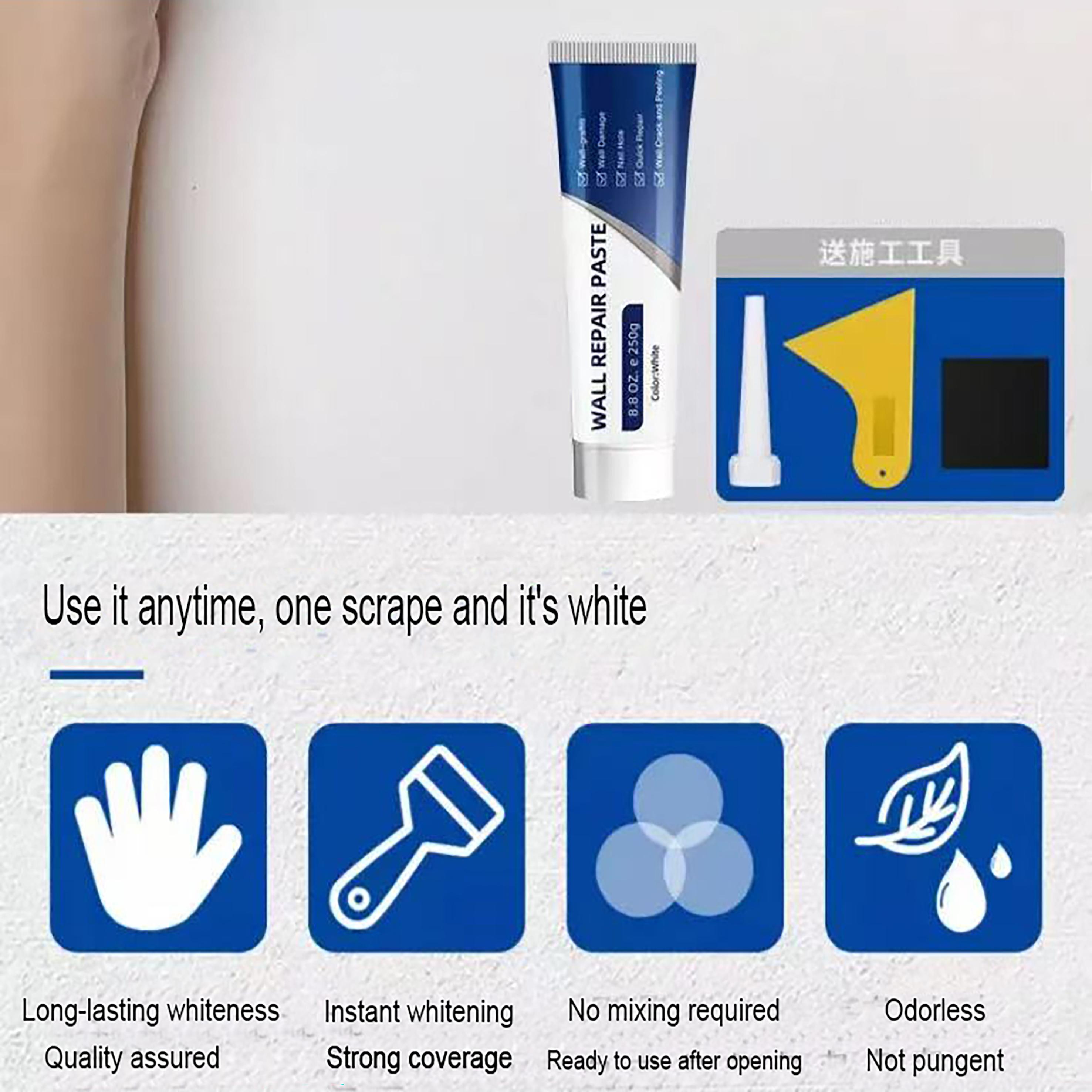 Drywall Repair Kit,Wall Mending Agent,Wall Spackle with Scraper, Wall Surface Hole Fill Quick and Easy Solution