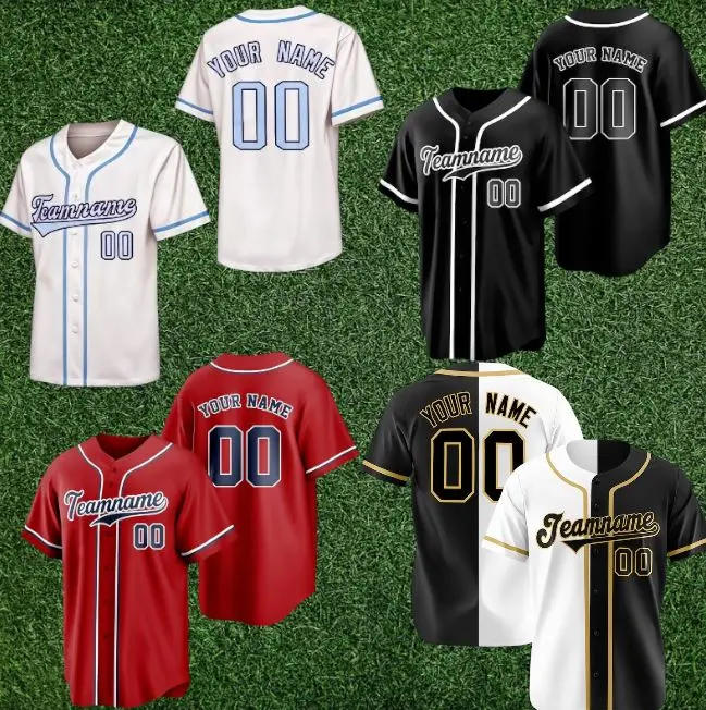 Custom Baseball Jersey Personalized Embroidery Name Number Sports Team Uniform Wedding Jerseys Gifts for Men Women, Vintage Baseball Jersey