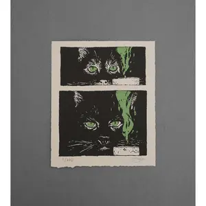 Green Candles - High-Quality Print