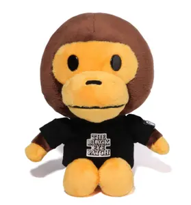 Bape x Black Eye Patch Baby Milo Plush Doll Brown