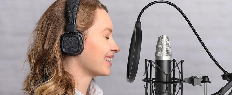 TONOR TC-2030 Condenser Microphone 192kHz/24Bit USB Cardioid with Extended Boom Arm, Spider Shock Mount, Desk Clamp & Pop Filter for Recording, Streaming, Gaming, Podcasting