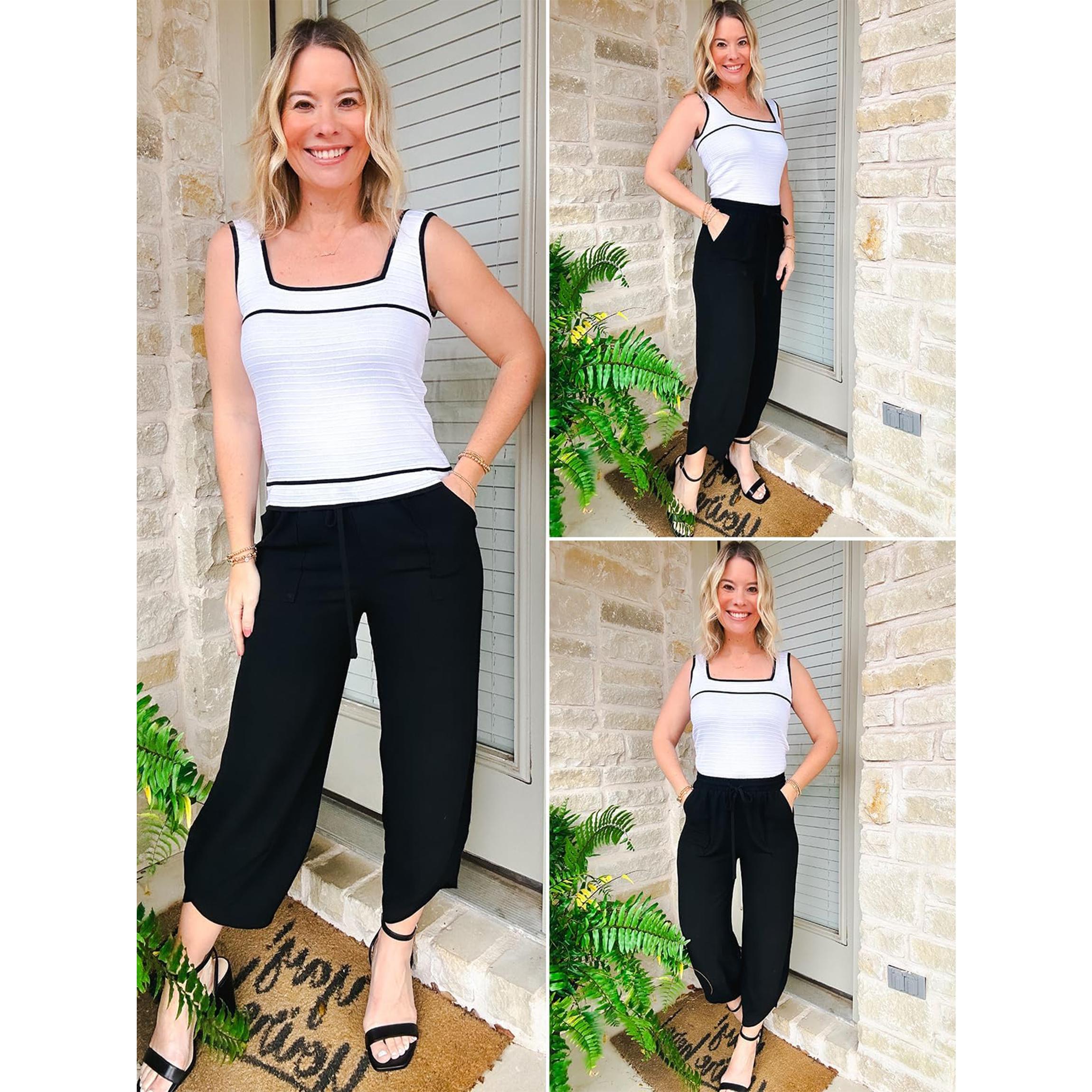 Buenobel Women's Relaxed Wide Leg Drawstring Pants Breathable Cotton Linen Blend Casual Chic for All-Day Comfort Buenobel Women's Relaxed Wide Leg Drawstring Pants Breathable Cotton Linen Blend Casual Chic for All-Day Comfort