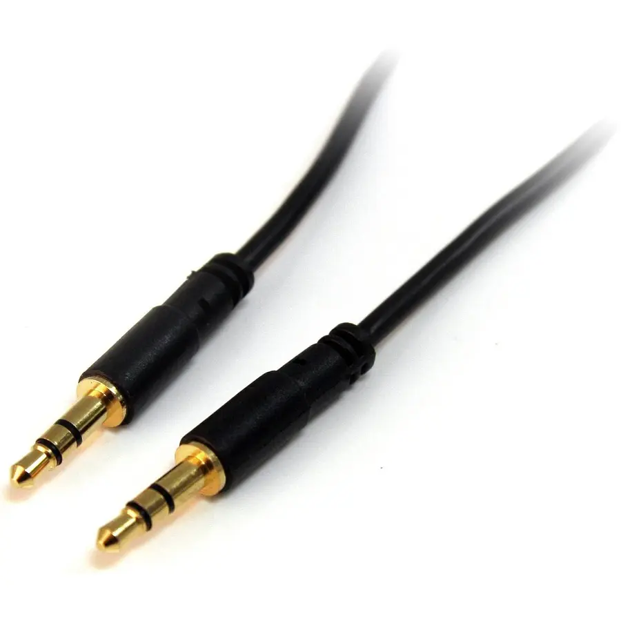 StarTech 3 ft Slim 3.5mm Stereo Audio Cable - M/M