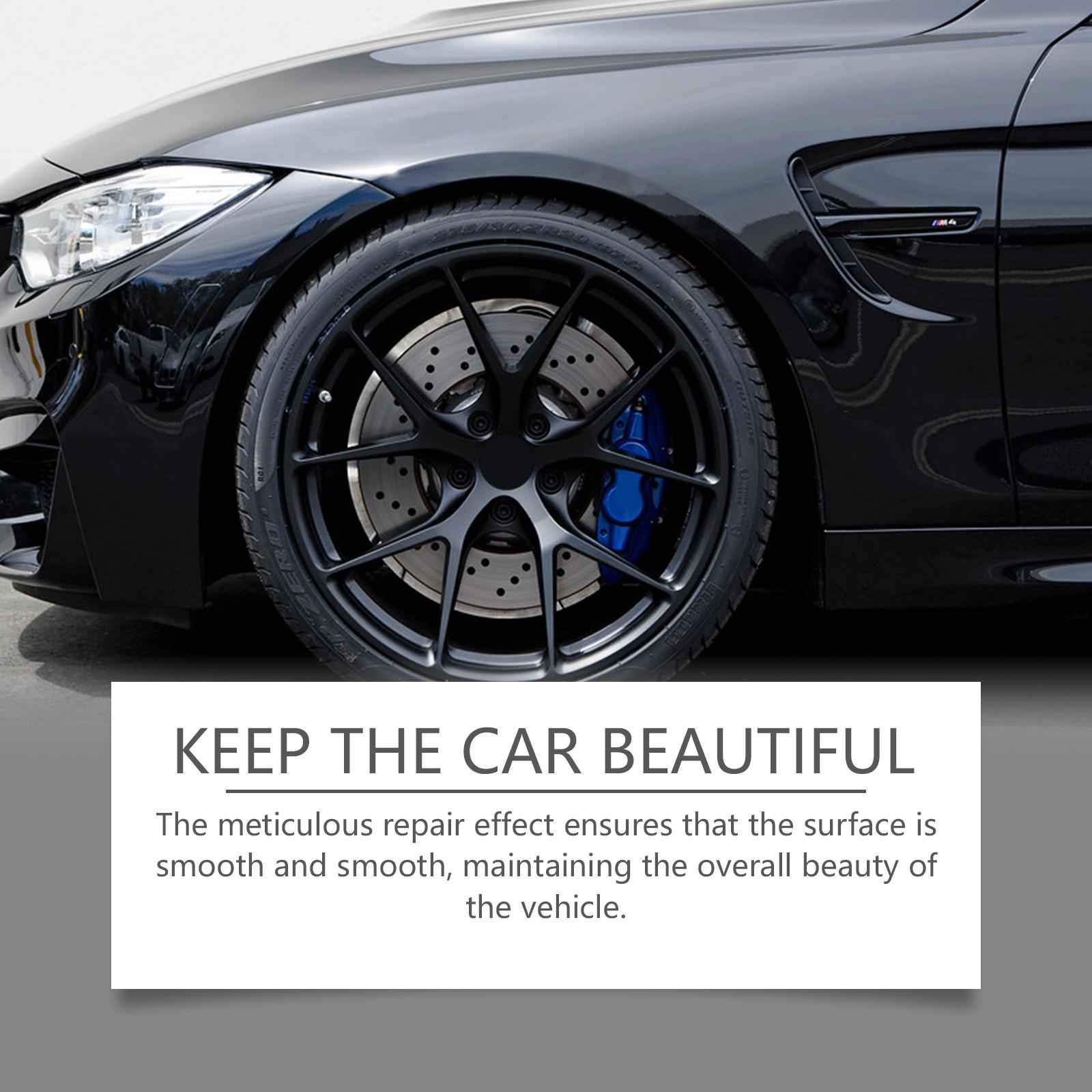 Black Wheel Scratch Repair Pen – Fix Scuffs, Scratches & Paint Chips on Car Rims