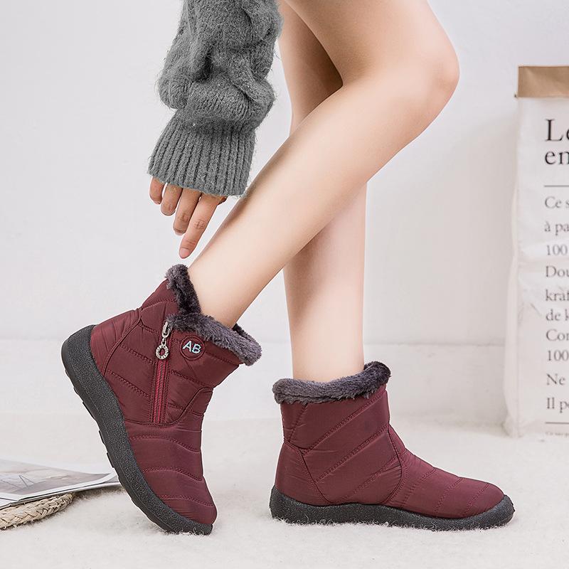 Womens Winter Boots Waterproof High Top Warm Snow Boots
