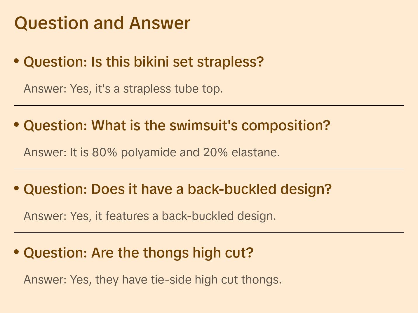 Strapless Tube Top Bikini Sets