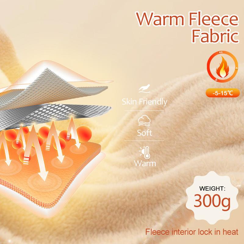 Tivira Fake Translucent Fleece Lined Tights - Original Sheer Nude Skin Effect Winter Thermal Leggings, High Waisted Slimming Tummy Control Pantyhose, 5 Available Colors, Size M L XL 2XL, Indestructible Quality $100 Guarantee, One Seam Design, Warm Tights