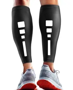 Performance Leg Calf Compression Sleeve Black Elite