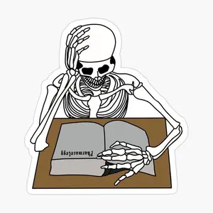 Anatomy skeleton Sticker