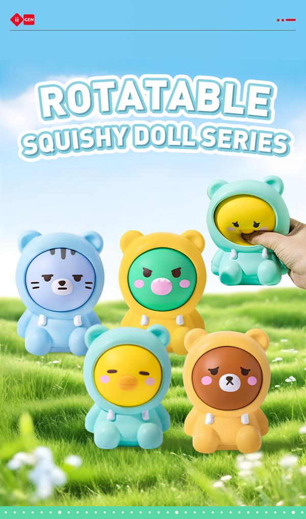 Gone Your Stress! iiGEN Emotional SQUISHY DOLLS - Rotating & Changeable Faces for Anxiety Relief & Comfort! Perfect for Home, Car, Office Desk .Choose Your Favorite Character from 4 Styles! Gone Your Stress! iiGEN Emotional SQUISHY DOLLS - Rotating & Changeable Faces for Anxiety Relief & Comfort! Perfect for Home, Car, Office Desk .Choose Your Favorite Character from 4 Styles!
