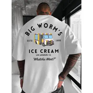 Big Worm's Ice Cream Unisex Cotton T-Shirt, Retro Truck Graphic with 'Whatchu Want?' Quote, Fun LA Streetwear – Buy Now! national geographic  tee