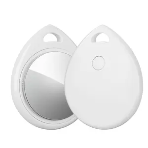 1 Pack, 5.3 Bluetooth Tracker Work with Apple Find My (iOS Only), 100dB Sound Finder, Smart Tags with Keychain/Lanyard, Item Finder for Luggage/Key/Suitcase, Replaceable Battery.