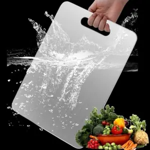 Titanium Cutting Board 2026 New Upgrade 100% Pure Titanium Cutting Boards for Kitchen -Double-Sided Food-Grade titanware Cutting Board Non-Stick Durable and easy to clean,Kitchne Accessories