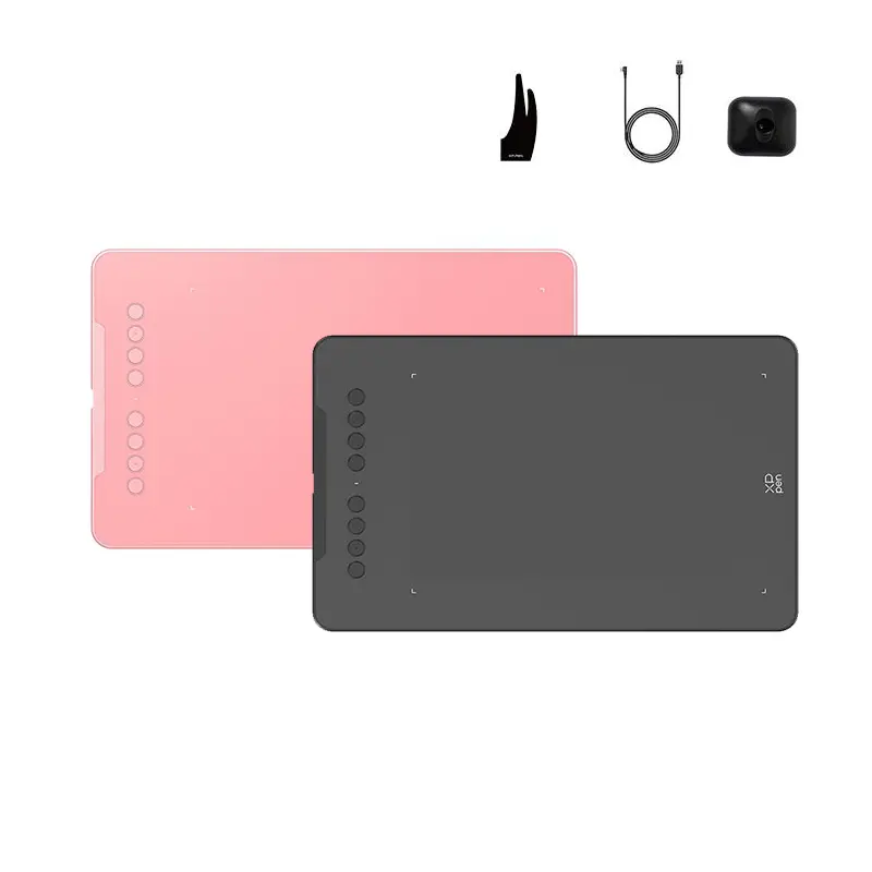 XPPen Updated Deco 01 V3 Drawing Tablet 10x6 Inch OSU Graphics Drawing Tablet Supported 16384 Pressure Levels for Chrome, PC, Mac, Android