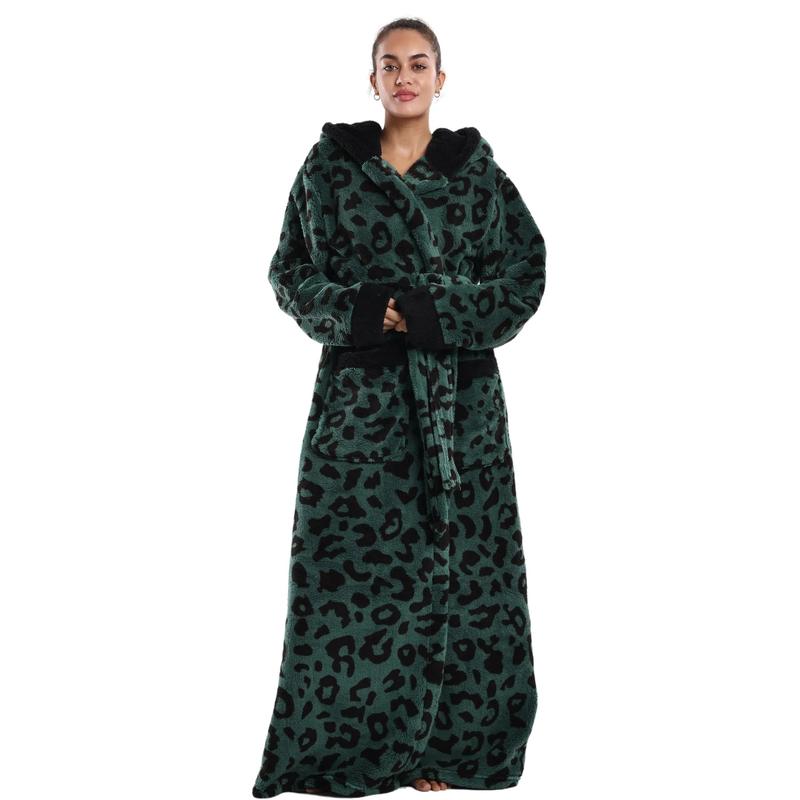 Msrlassn Valentine's Day Gift Cozy Soft Bathrobe Flannel Lined Hooded Robe for Women Men, Thickened Long Sleeve Pyjamas Cute Print Home Loungewear Sleepwear Msrlassn Valentine's Day Gift Cozy Soft Bathrobe Flannel Lined Hooded Robe for Women Men, Thickened Long Sleeve Pyjamas Cute Print Home Loungewear Sleepwear