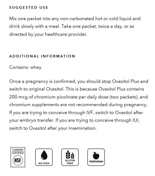 Ovasitol® Plus Metabolic Health Supplement