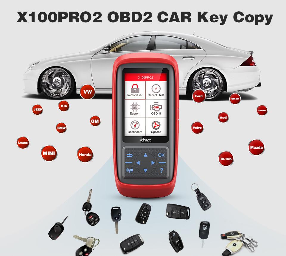 XTOOL X100 Pro2 OBD2 Automotive Scanner & Key Programmer XTOOL X100 Pro2 OBD2 Automotive Scanner & Key Programmer