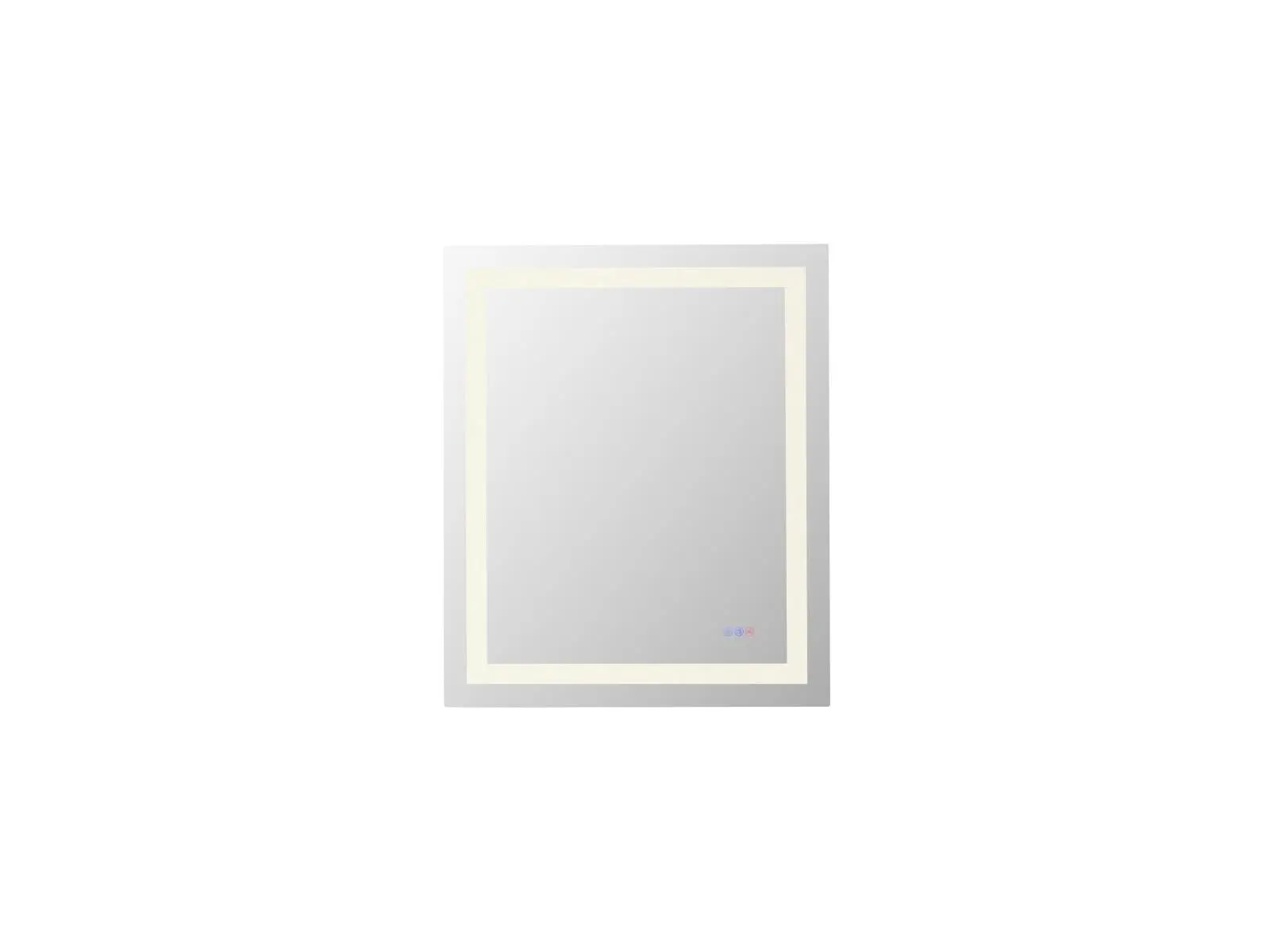 212 MAIN Riven Adjustable Color LED Bathroom Mirror, 36 x 30 in., 3000K-4200K-6400K Color Temperature, Elegant Kitchen & Bath MRE83036, Enhanced Reflection, Led Mirror, Modern