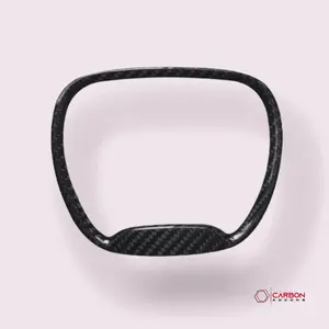 Dodge Charger/Challenger/Durango Carbon Fiber Airbag Chrome Trim Delete Cover 2015-2023