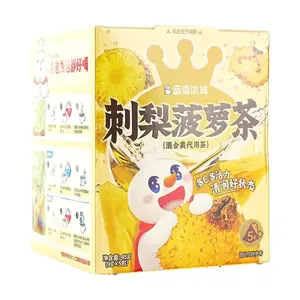 MIXUE Sea Buckthorn Pineapple Tea Bags - 5 Pack (45g) - Hot & Cold Brewable - Refreshing Fruit Infusion