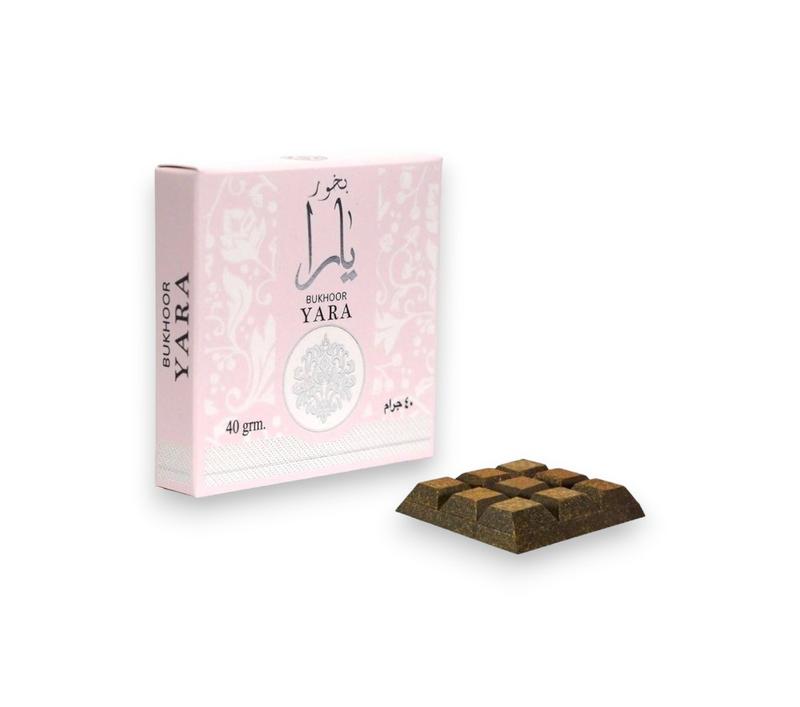 Ard Al Zaafaran | Yara Choco Incense - Choco Bukhoor - 40 Grams | Aromatic and Smoky Incense Fragrance Aroma Fragrance Ard Al Zaafaran | Yara Choco Incense - Choco Bukhoor - 40 Grams | Aromatic and Smoky Incense Fragrance Aroma Fragrance
