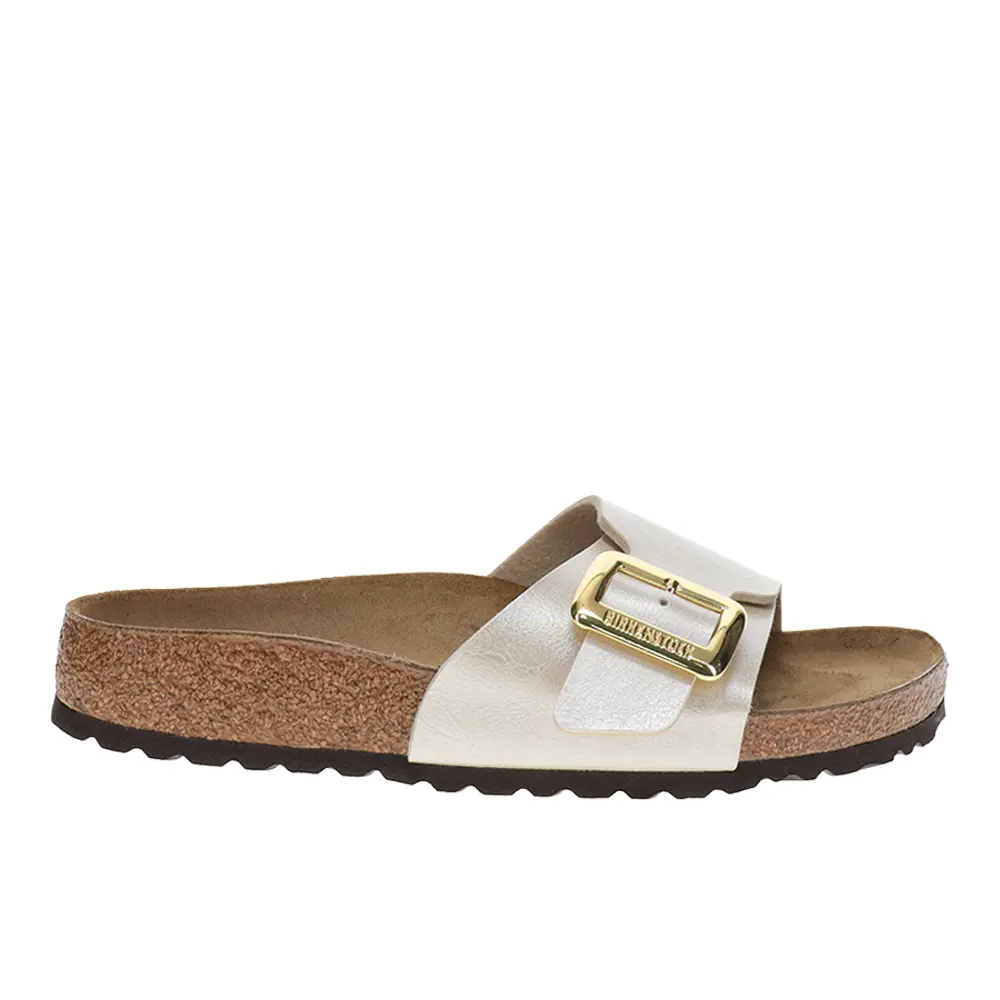 BIRKENSTOCK Womens Catalina Luxe Buckle Birko-Flor Casual Sandals Casual - Beige