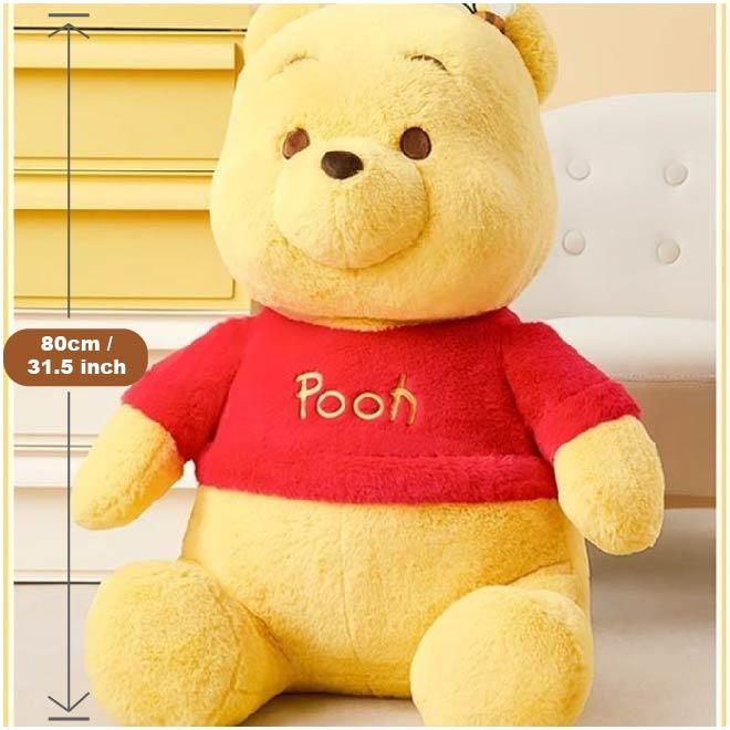 [Holiday Gift] The Ultimate Statement Gift! 31.5&20 Inch Massive & Lifelike Disney Classic Winnie the Pooh Plush - This Holiday &     , Give the Biggest, Most Cuddlesome Friend