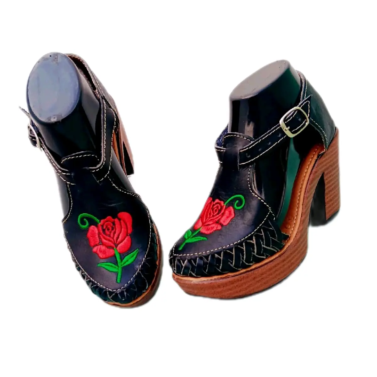 Handmade boots for Women Artesanias's Boots artisanal para female Footwear Walking Shoes Comfort Boots Rubber sole, Flatform Boot, All Seasons