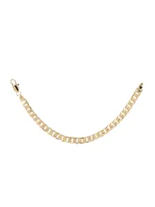 Beautiful 6-inch Cuban-style Bracelet for Babies in Gold Plating Classic Cuban Link Premium Gold Plating Safe Clasp Perfect for Little Wrists