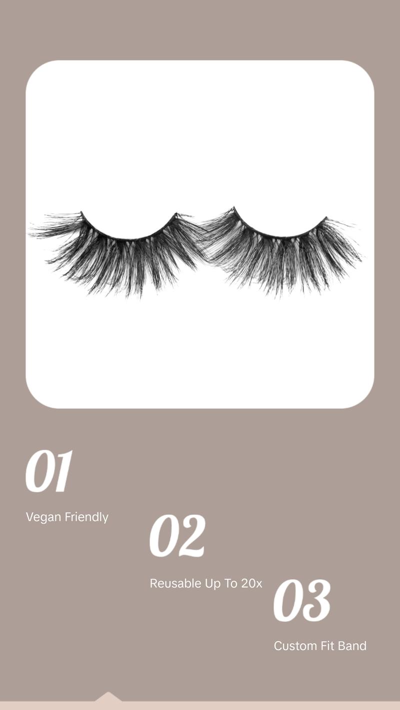 GLADGIRL 5D FALSE LASH KIT - Kitty