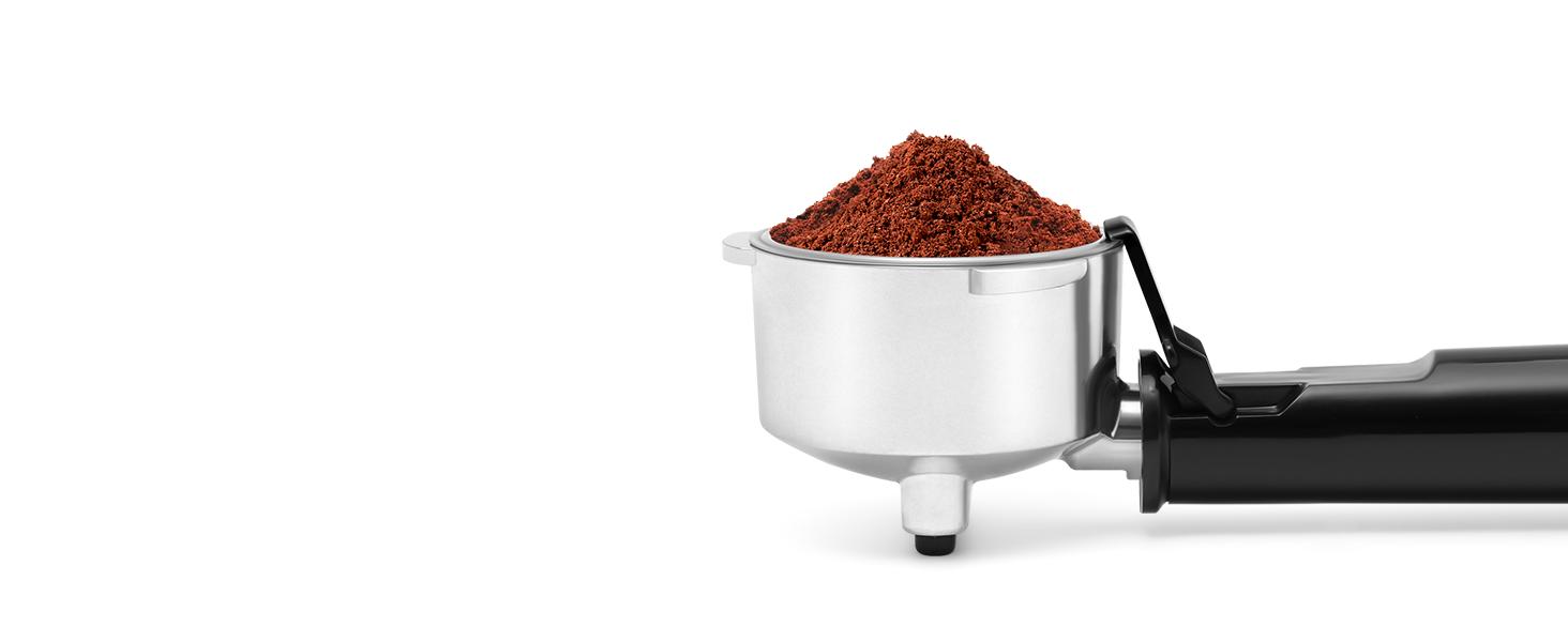 Espresso Machine 20 Bar, Semi-Automatic Coffee Maker with 1450W Powerful Motor, Milk Frother Steam Wand, 34oz Removable Water Tank for Latte, Cappuccino, Home Use, Silver