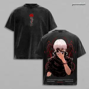 Tokyo Ghoul Tee – Ken Kaneki Vintage Washed Oversize Shirt